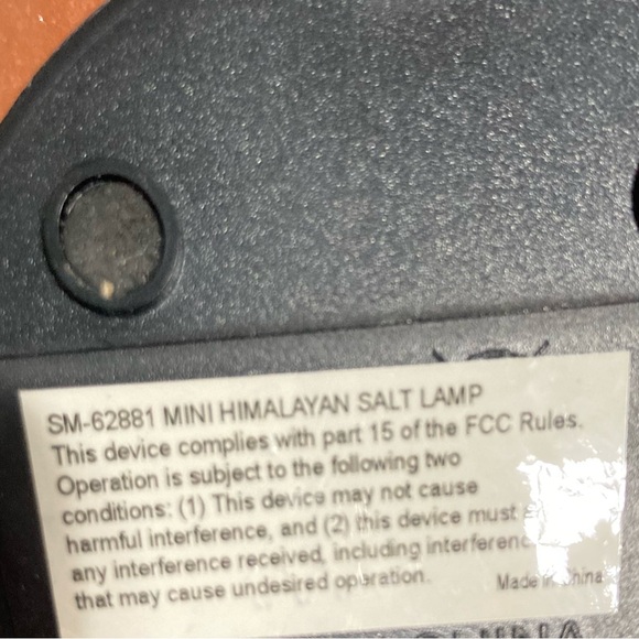 Himalayan Salt Lamp Mini Moon Battery Operated  3 x 4 inches - Picture 8 of 16